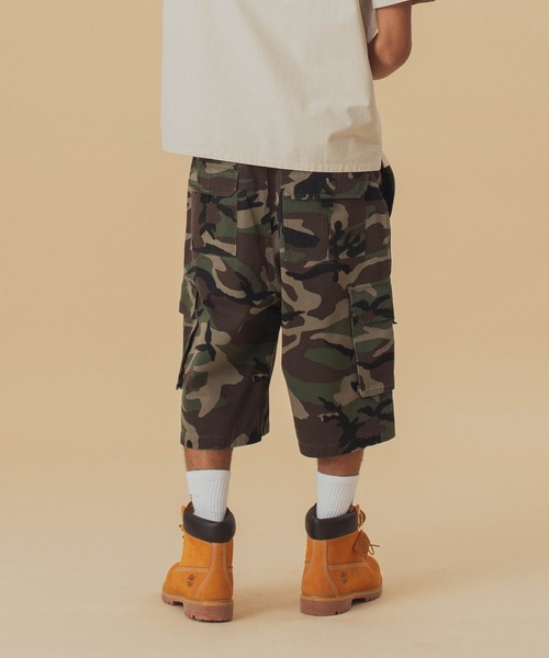 Dickies タイガーカモ カーゴショートパンツ 作業服 Dickies ディッキーズ ショートカーゴパンツ D-2876 T/C