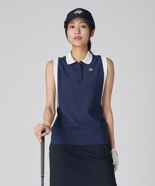 UNITED ARROWS GOLF tシャツ ウィメンズ カノコ ノースリーブ