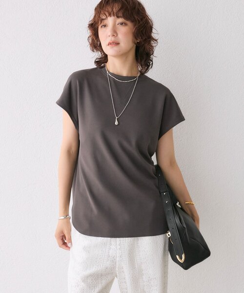 RIVE DROITE tシャツ 「しわになりにくい」カットジョーゼット