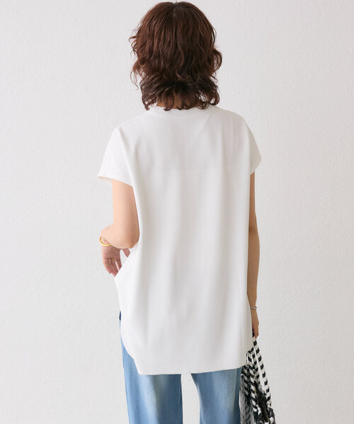 RIVE DROITE tシャツ 「しわになりにくい」カットジョーゼット