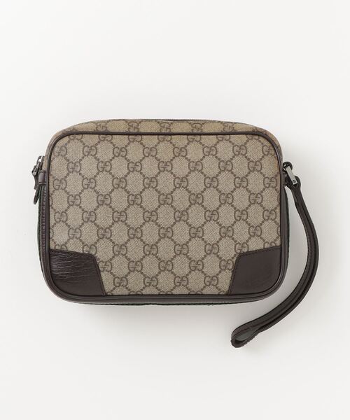 ✨美品✨GUCCI シェリーライン GG クラッチバッグ ベージュ レザー ロゴ ✨美品✨GUCCI シェリーライン GG クラッチバッグ レザー