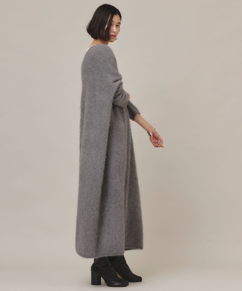 「Curensology」 ニットワンピース FREE カーキ レディース_画像3