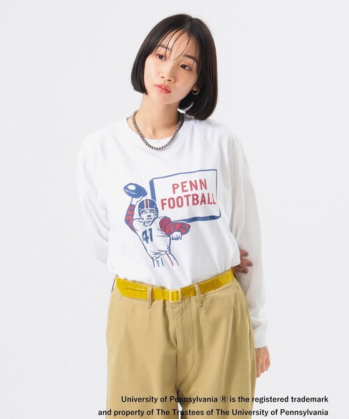 tシャツ 「別注」GOOD ROCK SPEED / カレッジ ロングスリーブ Tシャツ レディース