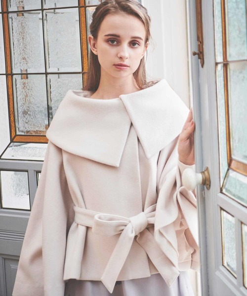 NOELA 「NOELA」 ポンチョ フリー オフホワイト レディース