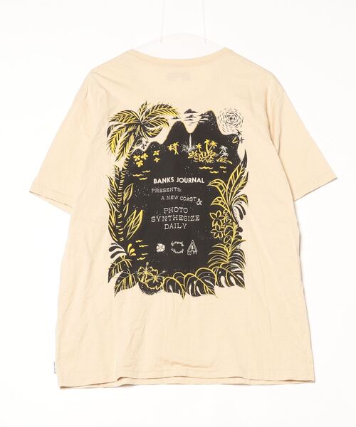 「BANKS」 半袖Tシャツ L ベージュ メンズ