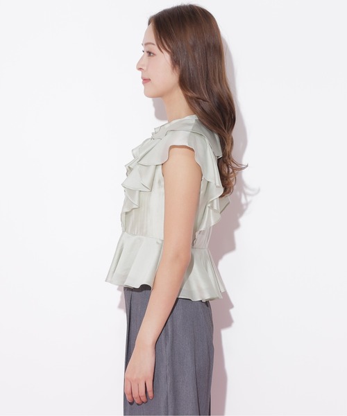ペプラムラッフルブラウス ペプラムラッフルブラウス | JILL by JILL STUART（ジル バイ