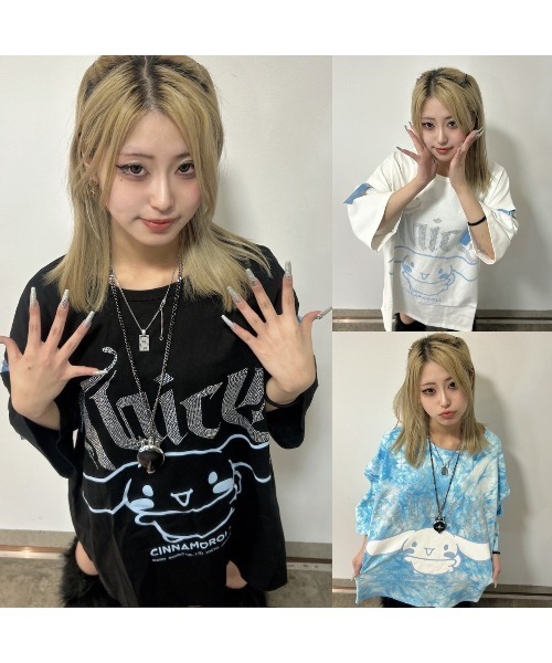 THICC tシャツ THICC×シナモンコラボTシャツ メンズ レディース
