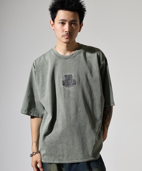 RE730 tシャツ 硫化染めマルチロゴTシャツ メンズ レディース