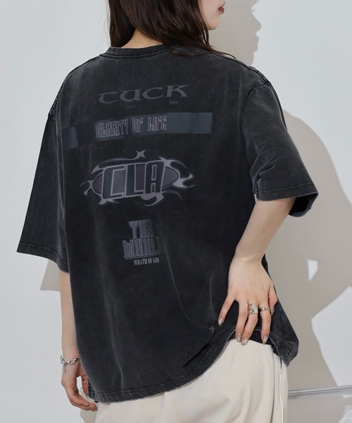 RE730 tシャツ 硫化染めマルチロゴTシャツ メンズ レディース