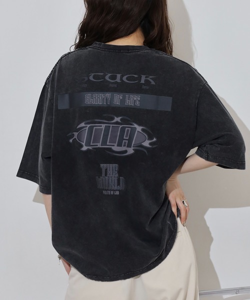 RE730 tシャツ 硫化染めマルチロゴTシャツ メンズ レディース