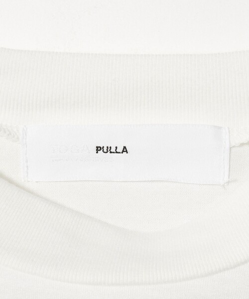 TOGA PULLA tシャツ 「TOGA PULLA」ギャザー スリーブ