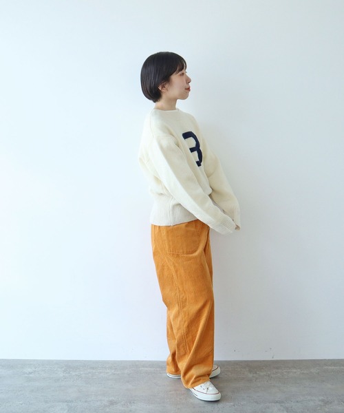 PAR ICI（パーリッシィ） パンツ 6Wコーデュロイ パッチポケットパンツ