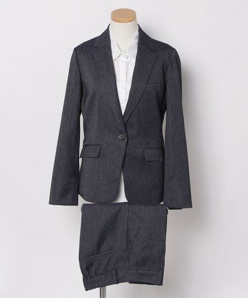 【美品】Perfect Suit FActoryセットアップA5 パンツ2本付 Perfect Suit FActory セットアップ デニムセットアップ