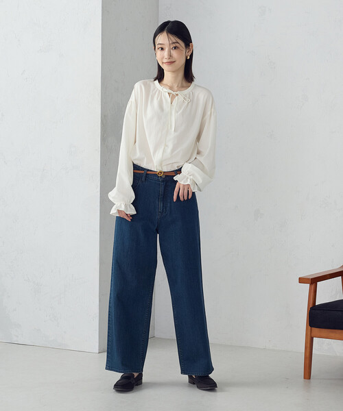liten キャンディブラウス 小さいサイズ キャンディースリーブシャツ 低身長さん・小柄女性