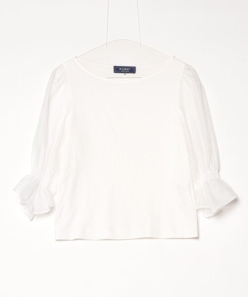 M'S GRACY 「M'S GRACY」 7分袖カットソー 38 ホワイト