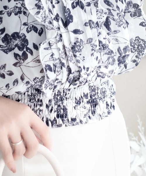 「mily bilet」 ノースリーブブラウス LARGE ホワイト レディース