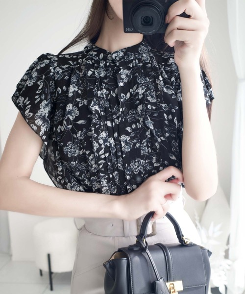 「mily bilet」 ノースリーブブラウス LARGE ホワイト レディース