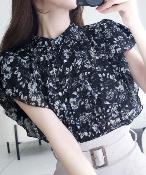 「mily bilet」 ノースリーブブラウス LARGE ホワイト レディース