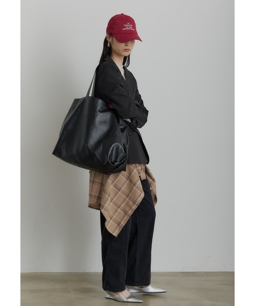 SEN TOKYO トートバッグ ビッグレザートートバッグ メンズ レディース