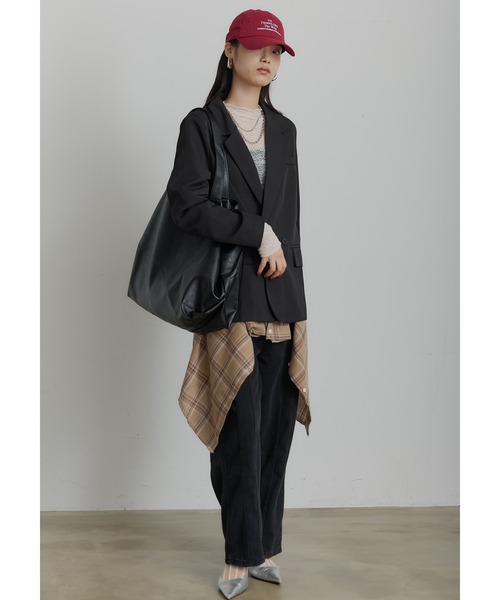 SEN TOKYO トートバッグ ビッグレザートートバッグ メンズ レディース