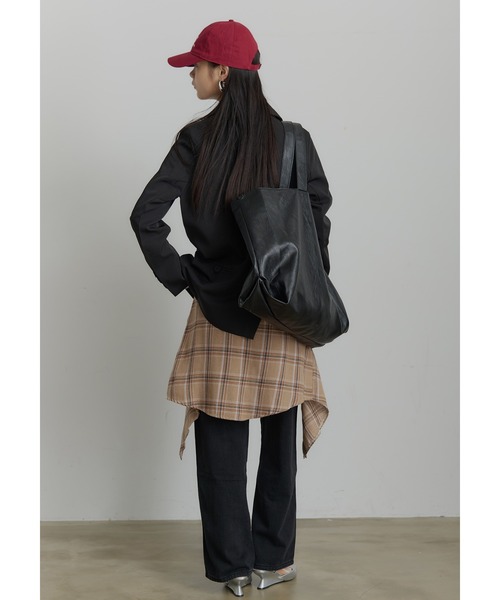 SEN TOKYO トートバッグ ビッグ レザー トートバッグ レディース 大