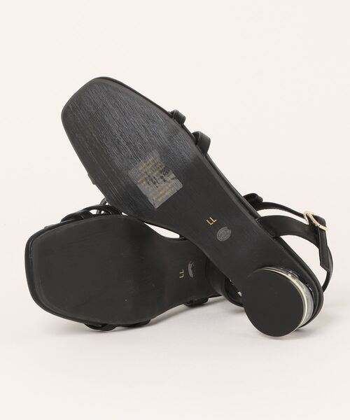 「MUUM」 ヒールサンダル L アイボリー レディース_画像3