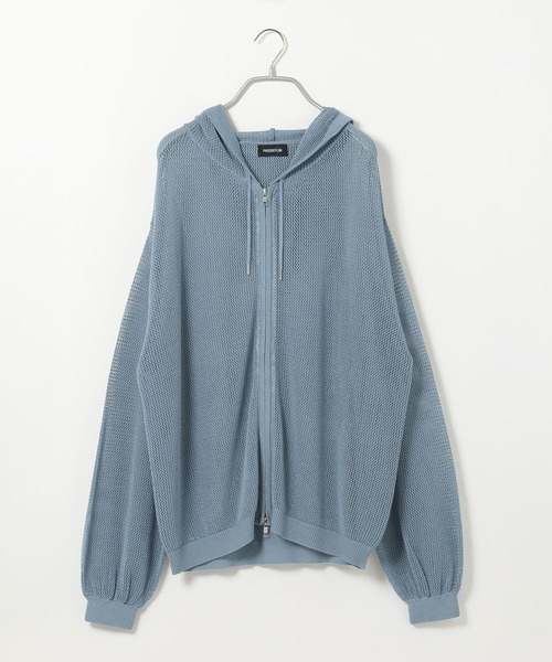 「PBLIM」 ニットパーカー FREE ブラック レディース_画像3