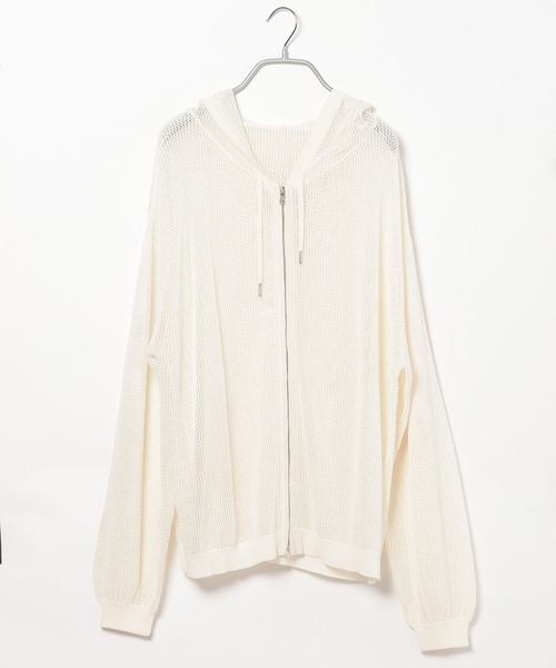 「PBLIM」 ニットパーカー FREE ブラック レディース_画像6