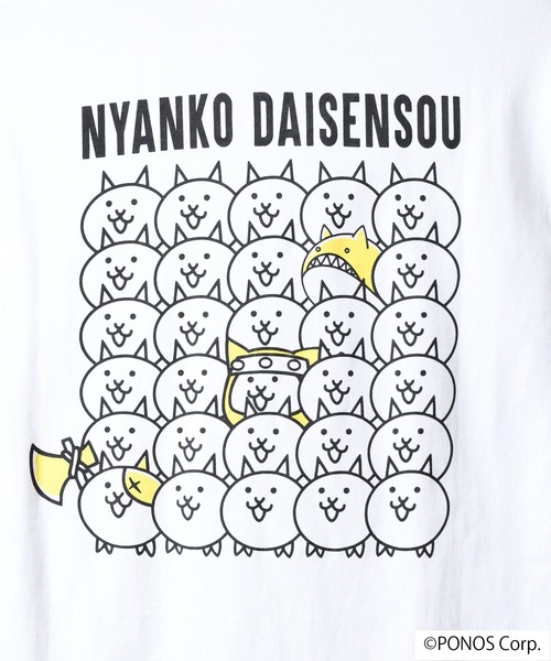 Ace（エース） tシャツ にゃんこ大戦争 半袖 Tシャツ メンズ