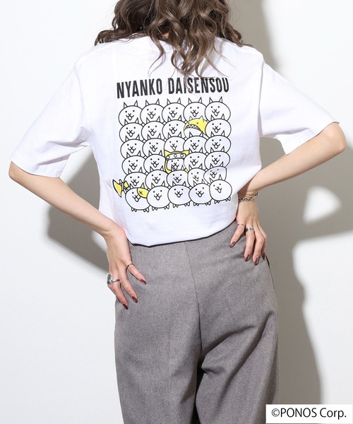 Ace（エース） tシャツ にゃんこ大戦争 半袖 Tシャツ メンズ