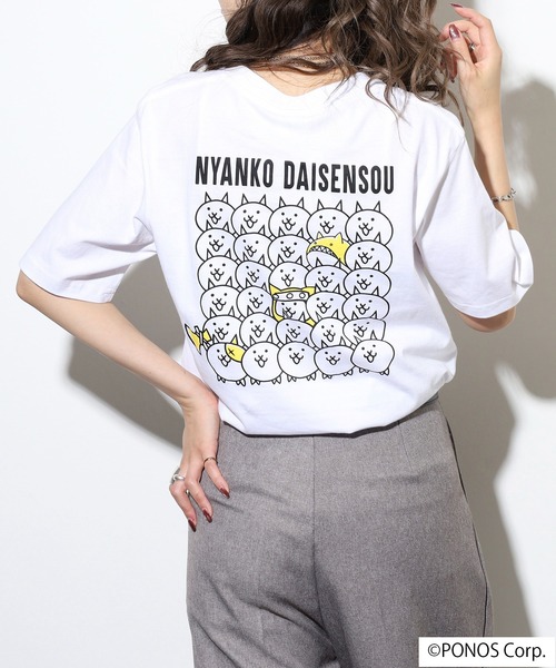 Ace（エース） tシャツ にゃんこ大戦争 半袖 Tシャツ メンズ