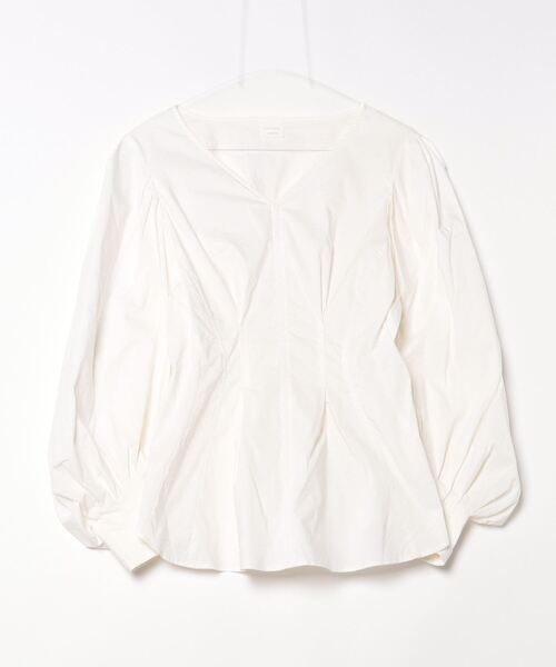 ELENDEEK（エレンディーク） 長袖ブラウス FREE オフホワイト