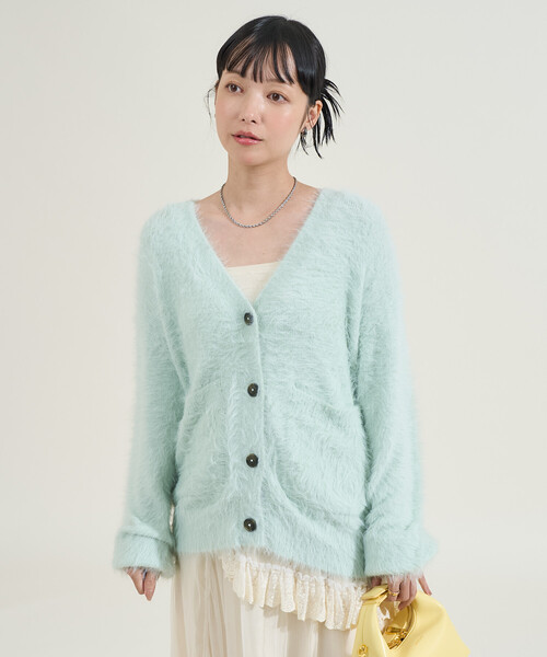 FREAK'S STORE（フリークスストア） カーディガン 染めわけ シャギー