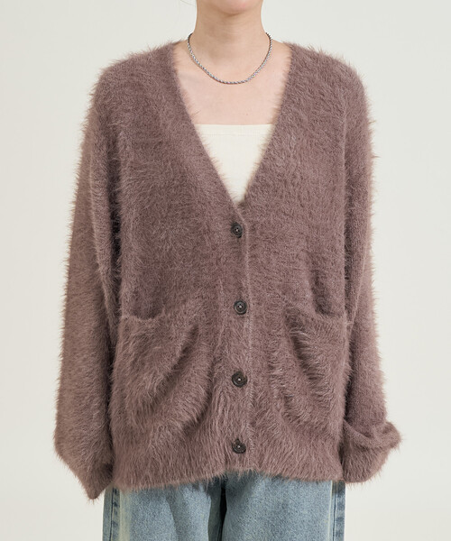 FREAK'S STORE（フリークスストア） カーディガン 染めわけ シャギー