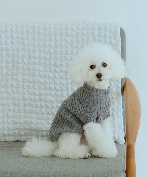 ROPE' PICNIC（ロペ ピクニック） 犬 服 「DOG」リブ切り替えニット