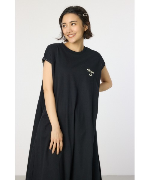 「RODEO CROWNS WIDE BOWL」 半袖ワンピース FREE ブラック レディース_画像7