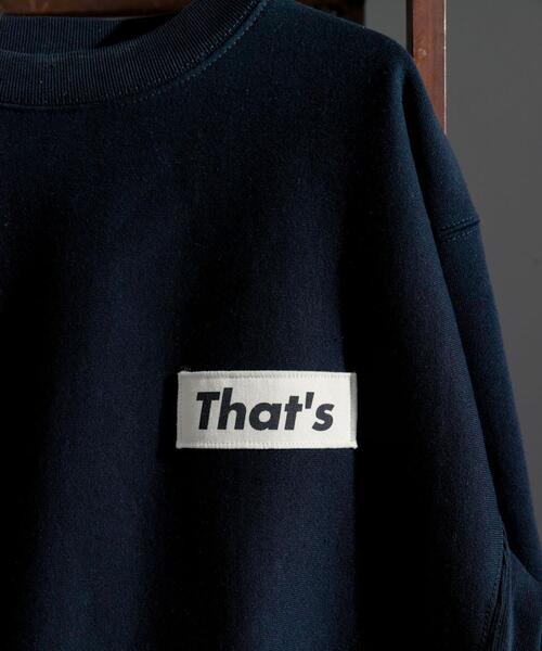 THE GOODLAND MARKET トレーナー スウェット 「別注」That's×THE