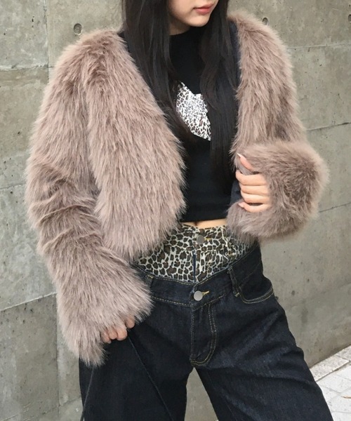 lilful コート アウター 「25年秋冬新作」ショート丈 ベーシック