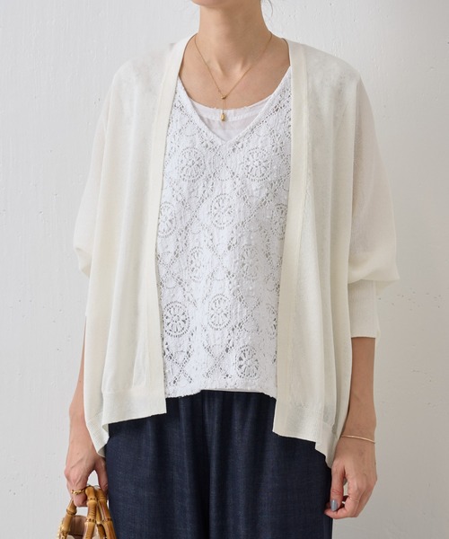 BEARDSLEY スリットカーディガン BEARDSLEY（ビアズリー） カーディガン FREE ブラック レディース