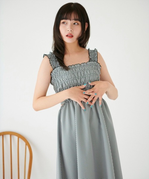 「REDYAZEL」 キャミソールワンピース MEDIUM パープル レディース_画像4