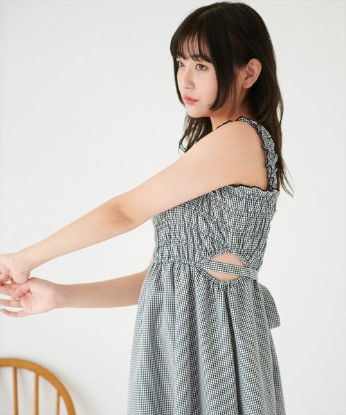 「REDYAZEL」 キャミソールワンピース MEDIUM パープル レディース_画像5