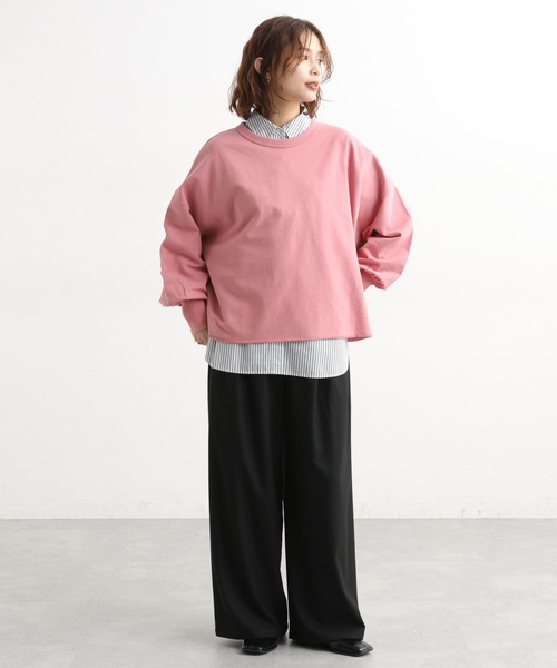 あちち様 シングルガーゼ襟フリル5分袖ブラウス | [公式]スタディオクリップ