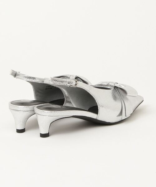 「SY UNITED ARROWS」 ヒールサンダル 25cm シルバー レディース_画像2