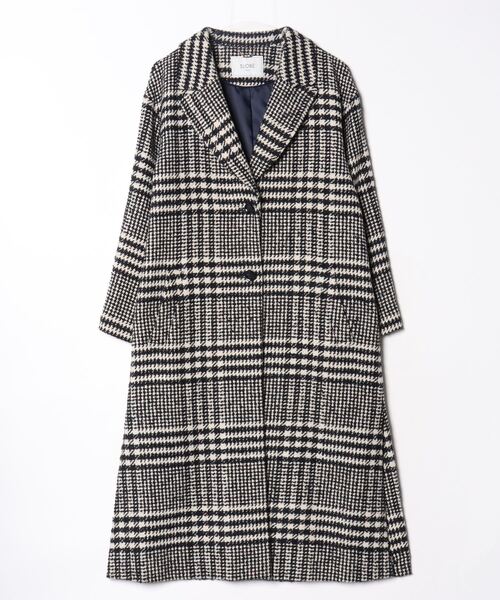 SLOBE IENA」 チェスターコート 38 ブラック レディース SLOBE IENA