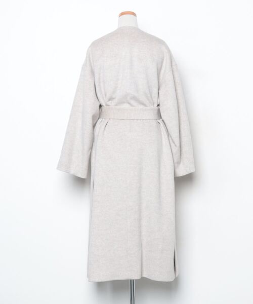 IENA（イエナ） ノーカラーコート 38 ベージュ レディース : ZOZOTOWN