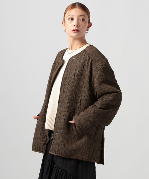 BAYFLOW（ベイフロー） ブルゾン アウター ジャガードキルティング