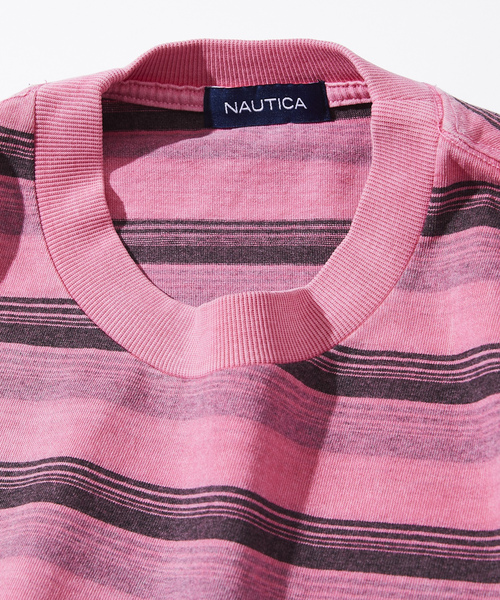 「NAUTICA」 半袖Tシャツ MEDIUM ベージュ メンズ_画像3