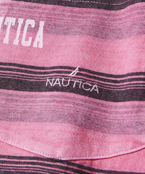 「NAUTICA」 半袖Tシャツ MEDIUM ベージュ メンズ_画像5