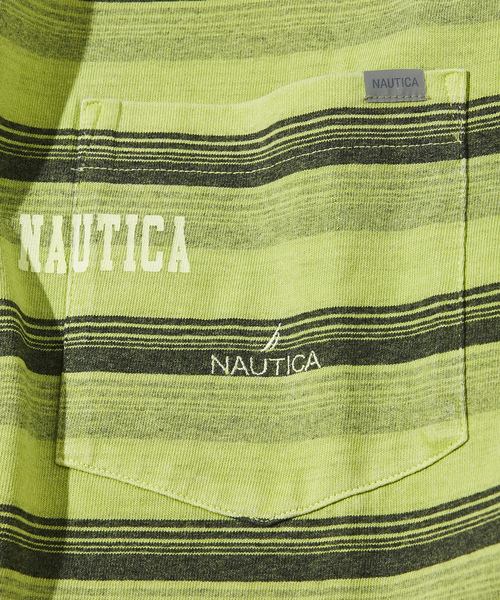 「NAUTICA」 半袖Tシャツ MEDIUM ベージュ メンズ_画像9