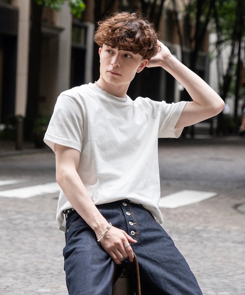 「kutir」 半袖Tシャツ LARGE ネイビー メンズ_画像2